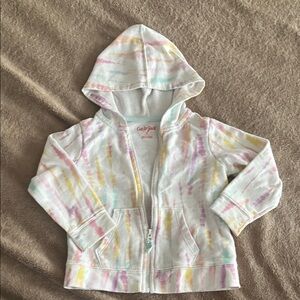 Cat & Jack Pastel Striped Kids Hoodie